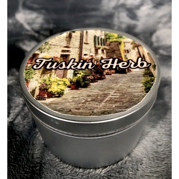 Handmade Other - Hand Poured Candle Coconut Soy Blend Tuscan Herb 8 Ounce Tin